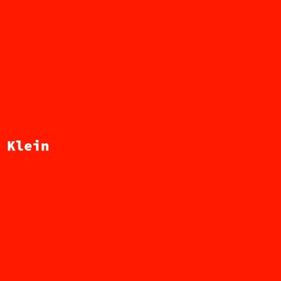 Hersteller: Klein