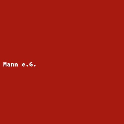 Hersteller: Mann e.G.