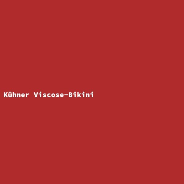 K&uuml;hner Viscose-Bikini
