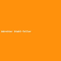 Adretter Stahl-Teller