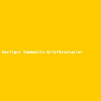 Wertiger Baumwolle-Briefbeschwerer