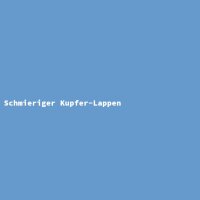 Schmieriger Kupfer-Lappen