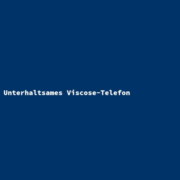 Unterhaltsames Viscose-Telefon