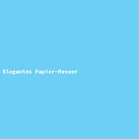 Elegantes Papier-Messer