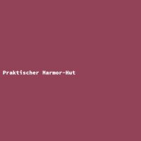Praktischer Marmor-Hut