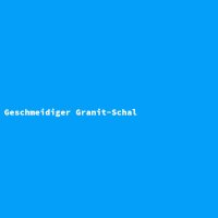 Geschmeidiger Granit-Schal