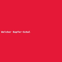 Weicher Kupfer-Schal
