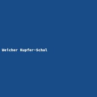 Weicher Kupfer-Schal