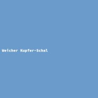 Weicher Kupfer-Schal